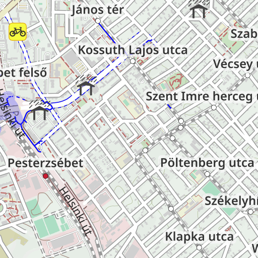 budapest 20 kerület térkép Budapest XX. kerület kerékpárút térkép | Pesterzsébet térképe