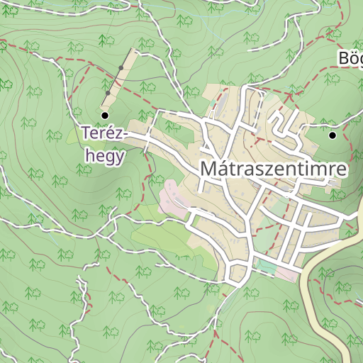 mátraszentimre térkép Mátraszentimre Magyarország kerékpárút térkép