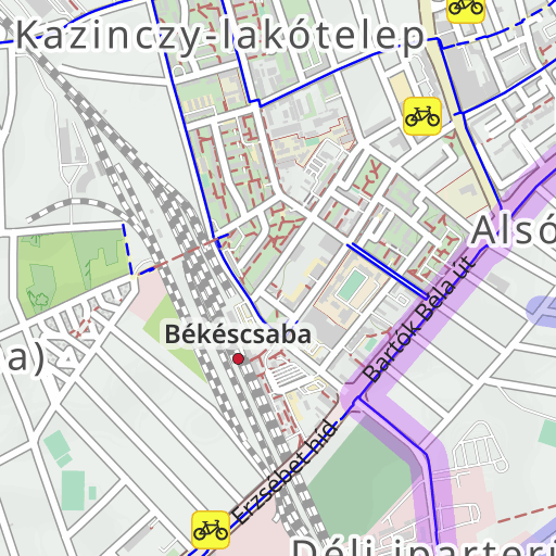 Békéscsaba Arad Kerékpártúra Térkép