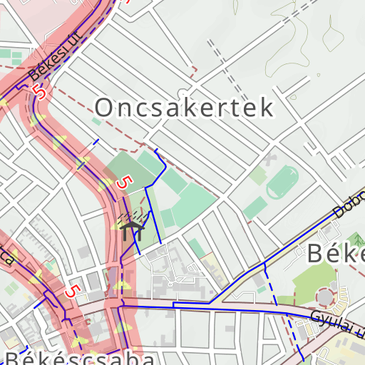 Békéscsaba Arad Kerékpáros Térkép