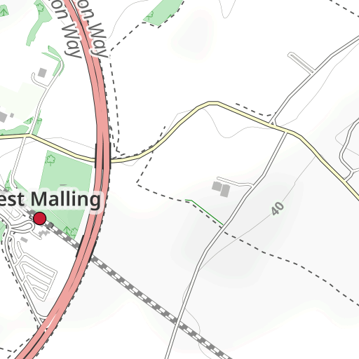 Segment Details For Kings Hill Bypass To West Malling Station